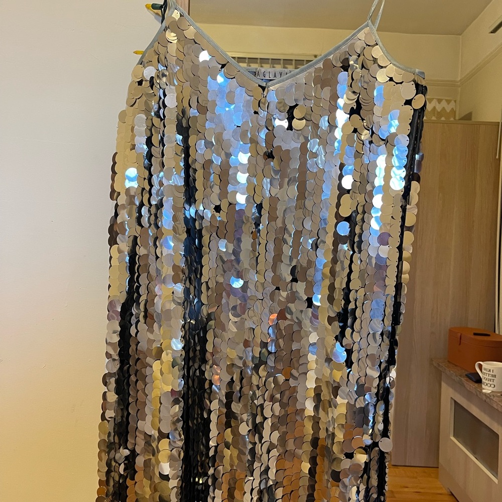 Party dress by Russian designer